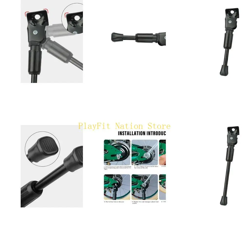 

242F Детская подставка для велосипеда, регулируемая боковая подставка для велосипеда с ногой для детского цикла