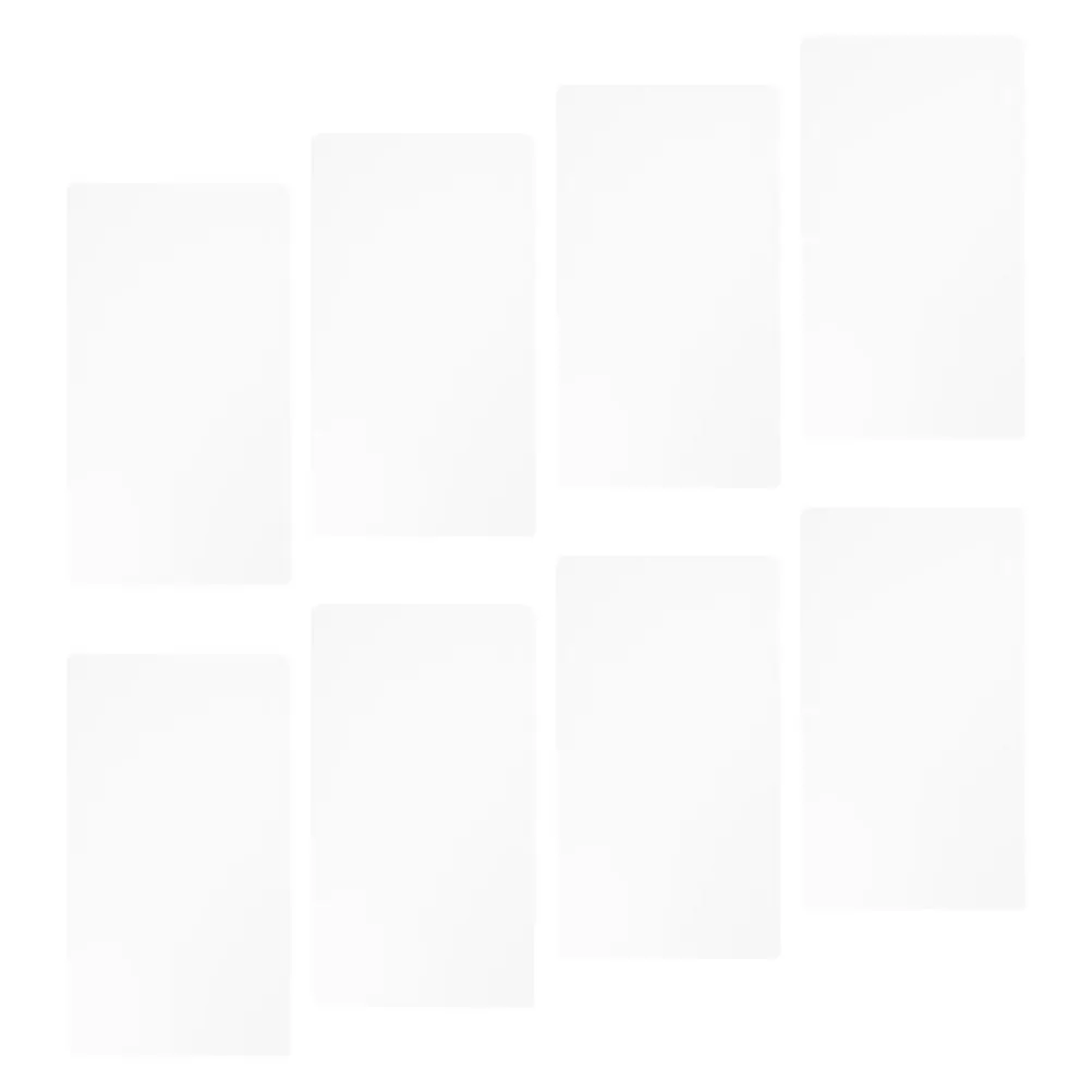 8 قطع من حصيرة قلم الطباعة ثلاثية الأبعاد، لوحة رسم PVC شفافة، أوراق قالب شفافة محمولة للمشروعات الفنية بنفسك #1