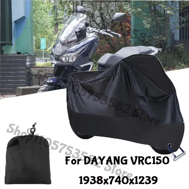 Motorcycle Full Covers For DAYANG VRC150 Car Outdoors Sun Protection Dust No Ear Thickened Oxford Clothcover Accessories