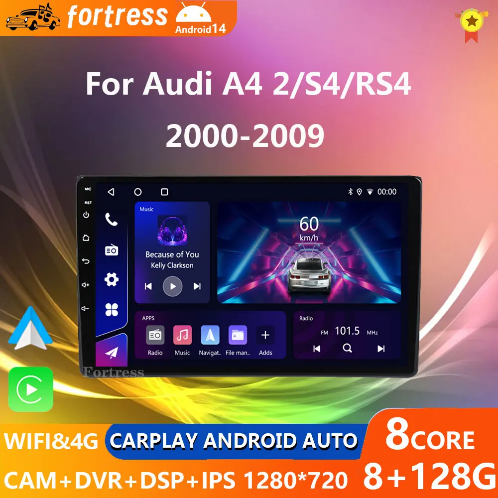 

For Audi A4 B6 B7 S4 B7 B6 RS4 SEAT Exeo 2008-2012 Car Radio Multimedia Video Player Navigation GPS Android No 2din 2 din dvd