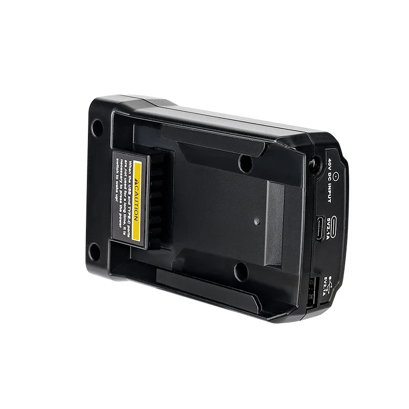 For Ryobi Power Adapters Chargers  Work Lights Converts 36–40V  Li-ion Battery To USB Type-C 5V 2.1A Includes LED indicator