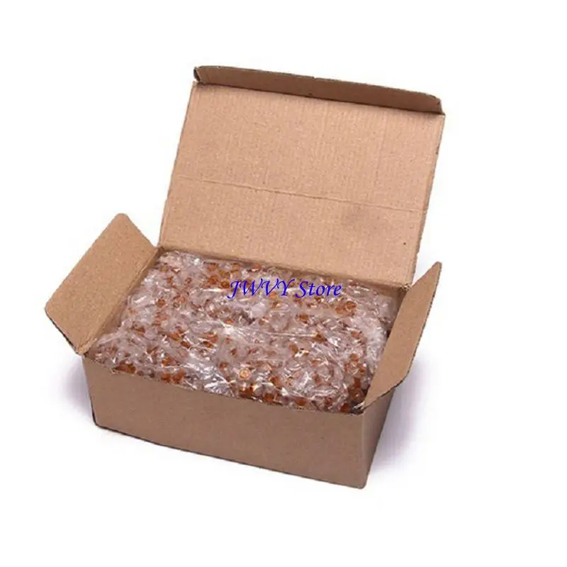 573A 200pcs Waterproof Connector Crimp Connection Terminals UY2 K1 Connector for Wiring Ethernet Cable Telephone Cord