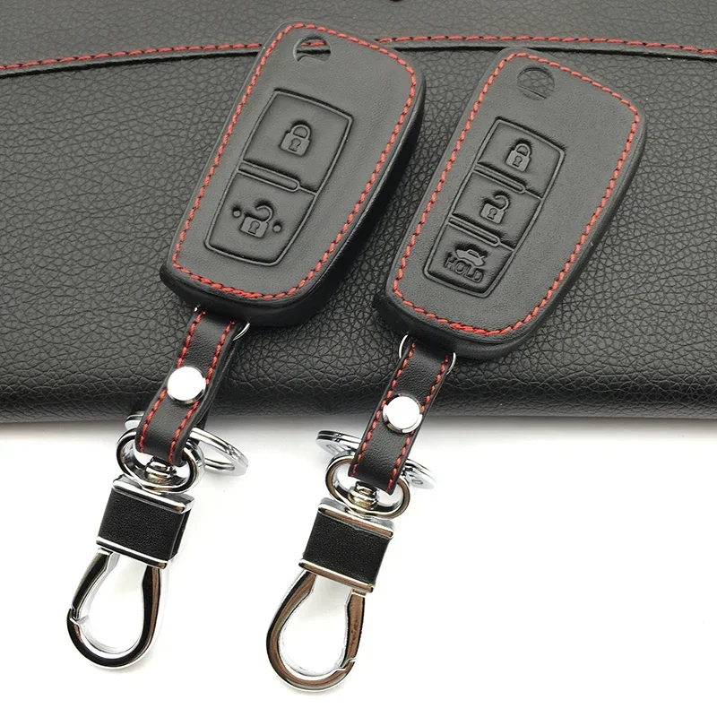 

Car Styling Leather Key Cover Case For Nissan Qashqai X-Trail Murano MAXIMA ALTIMA Juke Ect. Case SHELL ACCESSORIES 2 Buttons