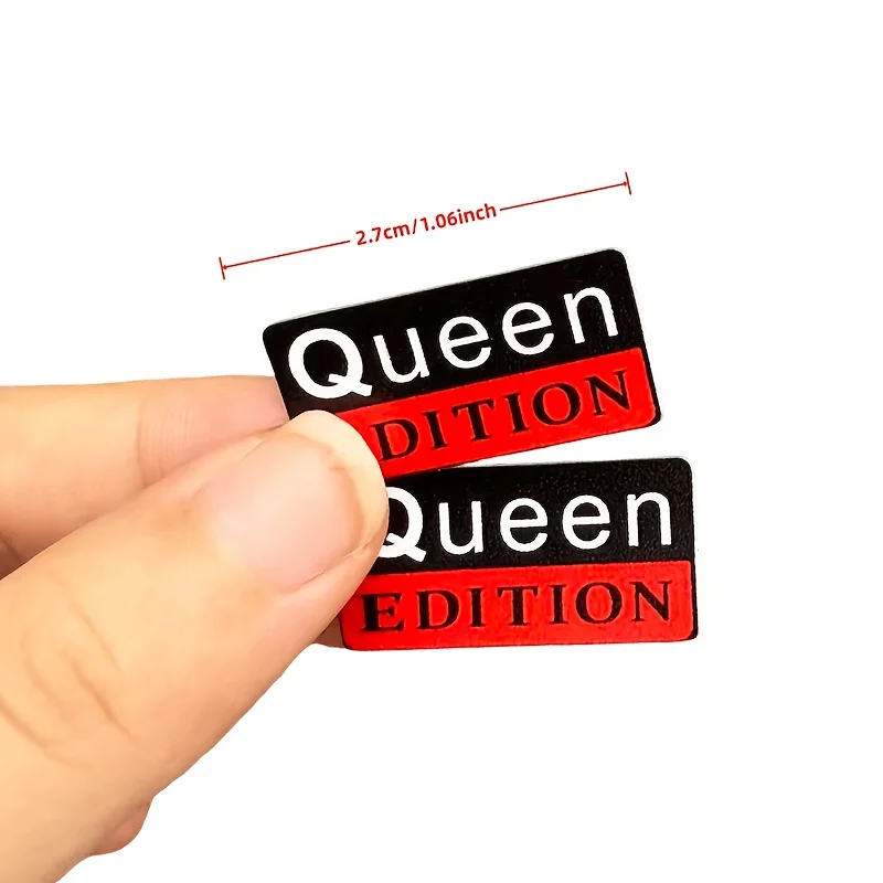 1Set Queen Crown Car Sticker Set 2pcs 4pcs Vinyl Waterproof Decal for Vehicle Motorcycle SUV
