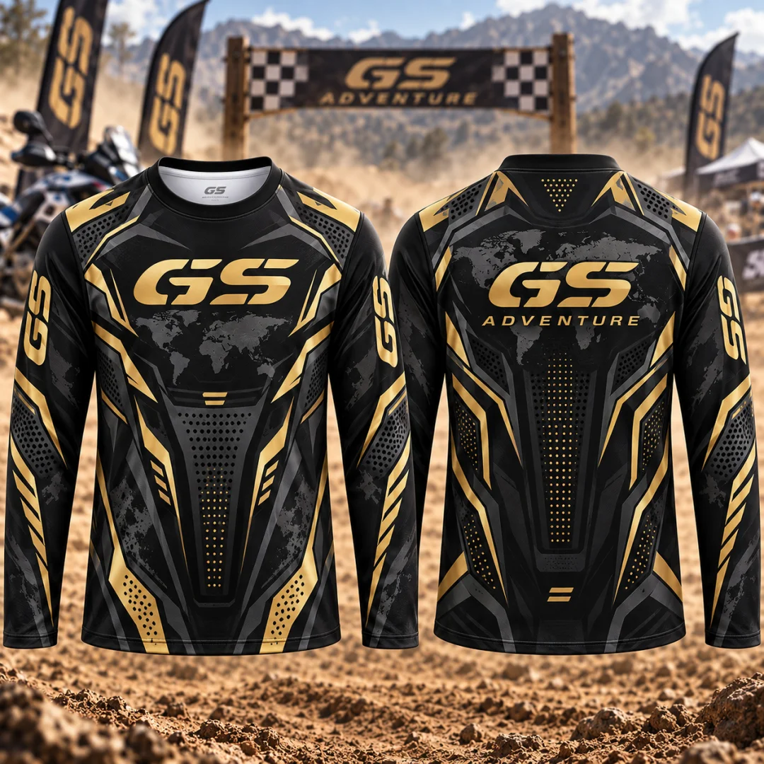 Men GS Adventure Motocross Jersey Long Sleeve Quick Dry Off-road Motorcycle Racing Shirt Dirt Bike Riding Top Men's Clothing