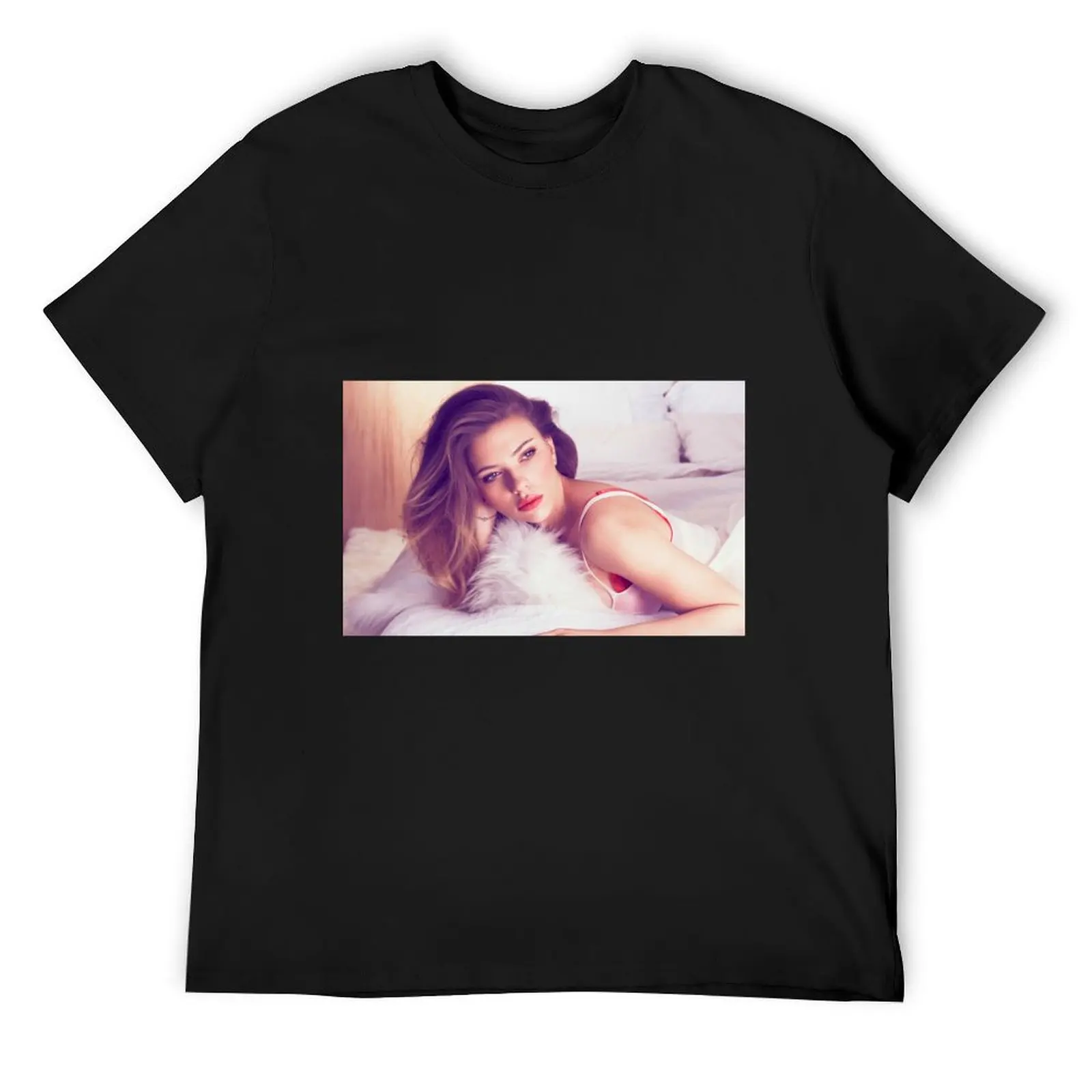 

Scarlett Johansson T-Shirt custom shirt summer clothes Funny t-shirts funny t shirts men