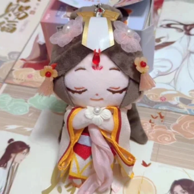 Подлинная плюшевая кукла Heaven Official'S Blessing Xie Lian Tai Zi Yue Shen, мягкая подвеска Tgcf, модная игрушка, орнамент, периферийный подарок