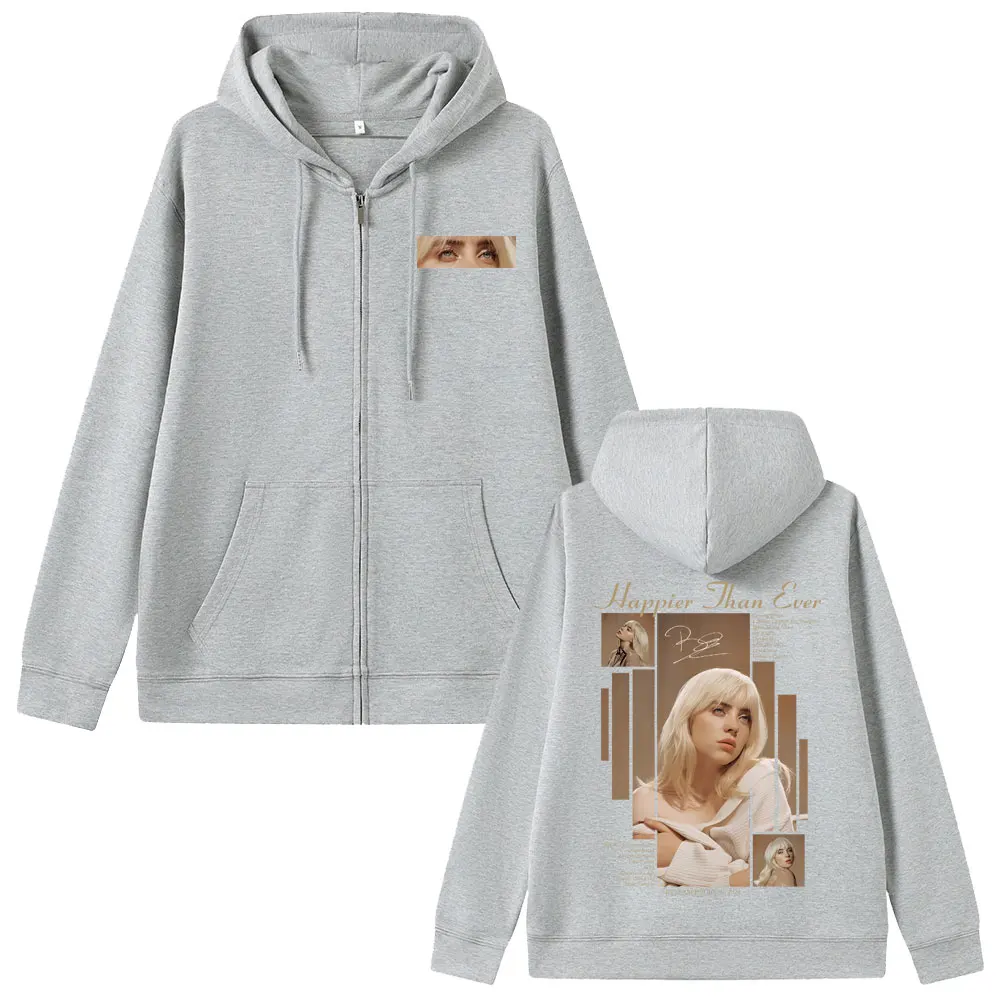 حار سعيد من أي وقت مضى 2025 قلنسوة بسحاب الرجال النساء موضة موسيقى البوب زمم هوديس الذكور خمر الهيب هوب المتضخم سترة معطف