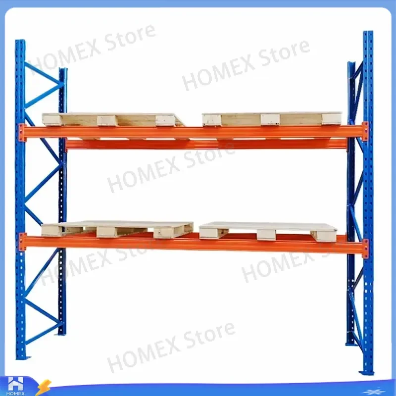 Heavy Duty Warehouse Storage Mezzanine Shelves Adjustable Rust Proof Metal Shelving Unit 5 Layer Industrial Pallet Rack for