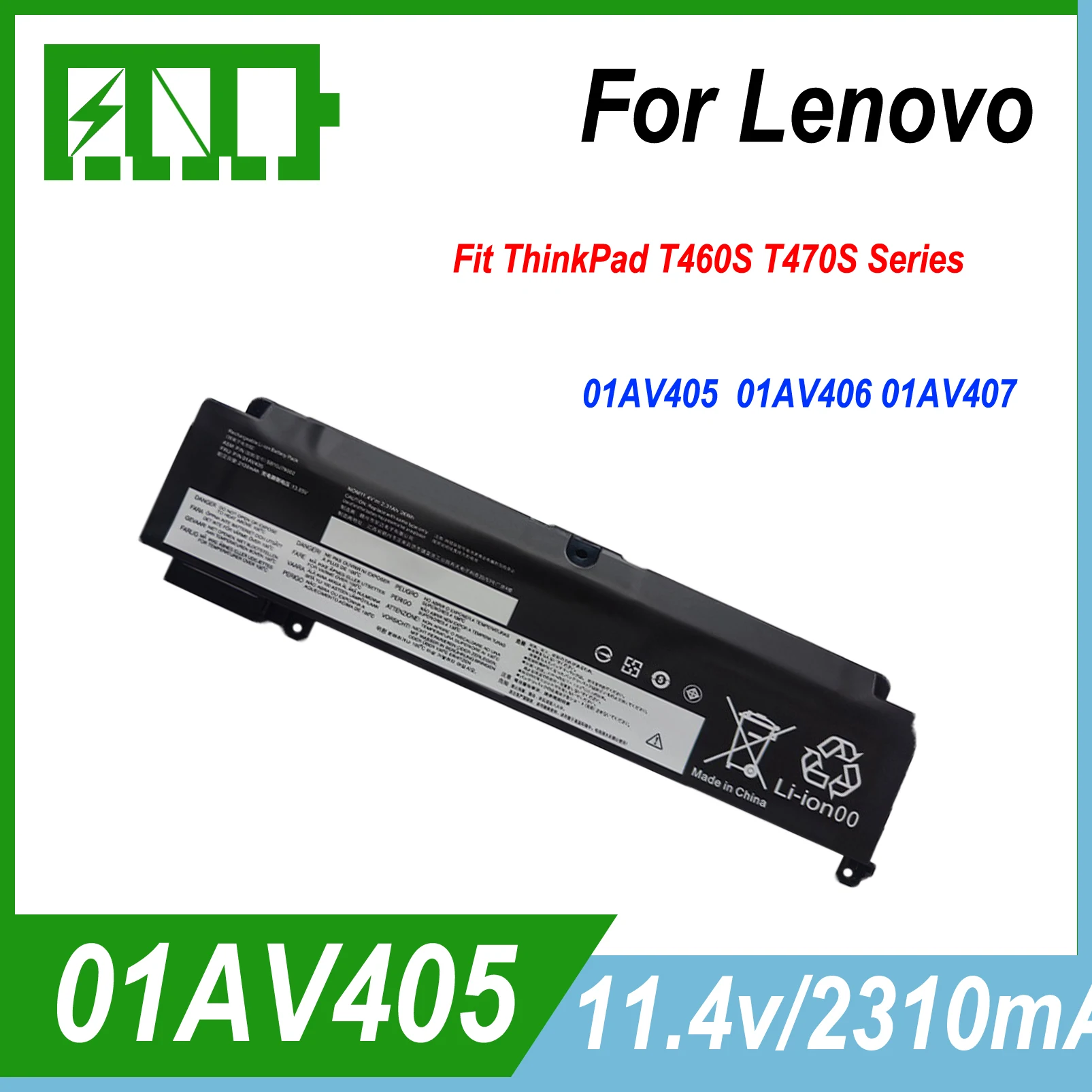 00HW022 01AV405 Laptop Battery For Lenovo ThinkPad T460S T470S Serie 00HW023 00HW036 00HW037 01AV406 01AV462 01AV407