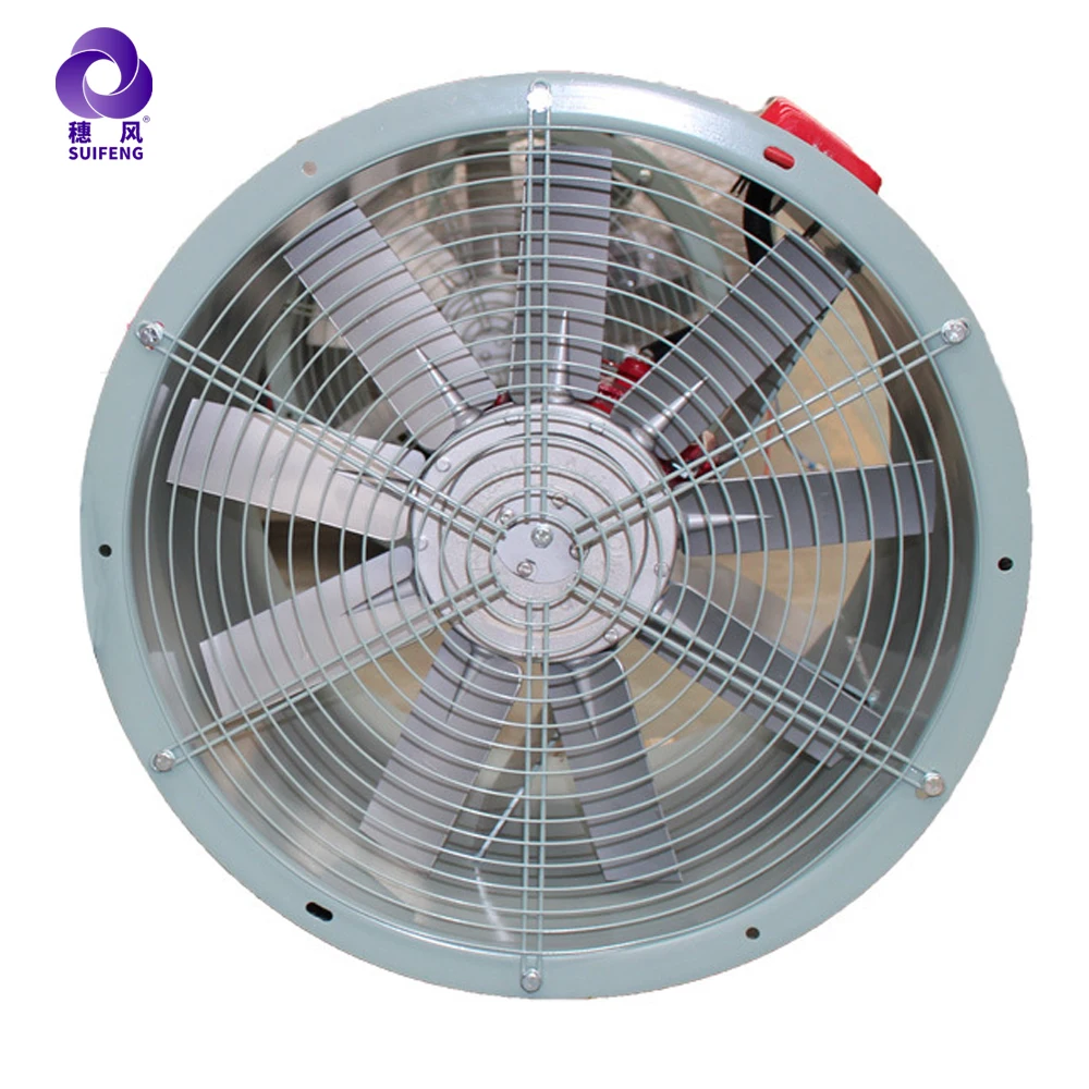 Manufacturers custom stainless steel axial flow fan explosion-proof fan BT35-II pipe fan