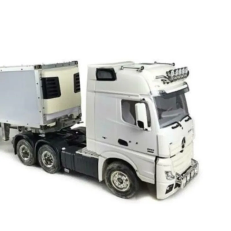 

Toys TOUCAN Painted 1/14 RC Tractor Electric Truck Remote Control Car 3 Axles Construction Vehicles Brushed Motor For Adults