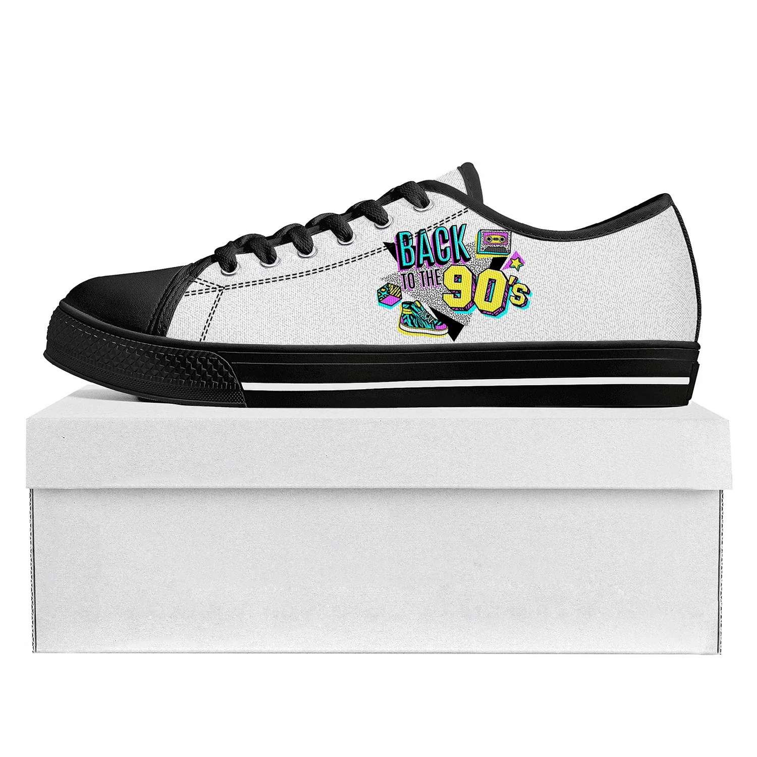 Funny Retro 80s 90s Icons Low Top High Quality Sneakers Mens Womens Teenager Tailor-made Shoe Canvas Sneaker Casual Couple Shoes