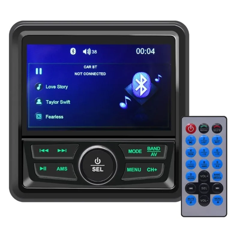 

Морской радиоприемник для лодки, стерео Bluetooth FM AM, цифровое медиа-аудио Playe, водонепроницаемые аксессуары для лодок-A02G