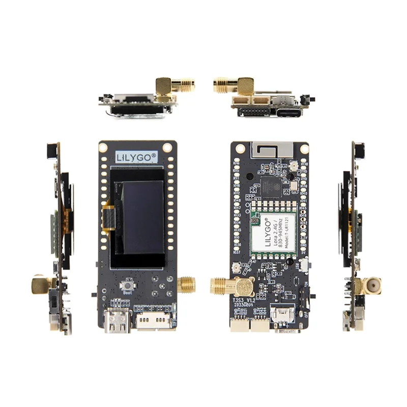 LILYGO T3S3-LR1121/2.4G V1.2 ESP32-S3 Lora2.4G SX1280 Equipped With0.96 Inch OLED Development Board Module