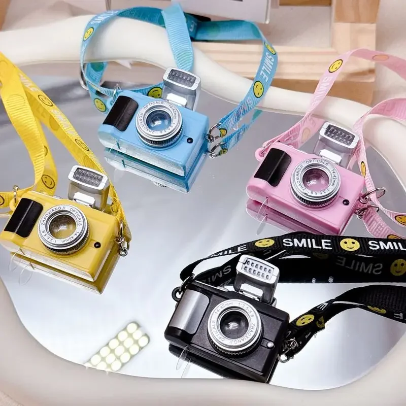 

Flash Camera Cotton Doll Decorative Camera Bag Doll Accessories