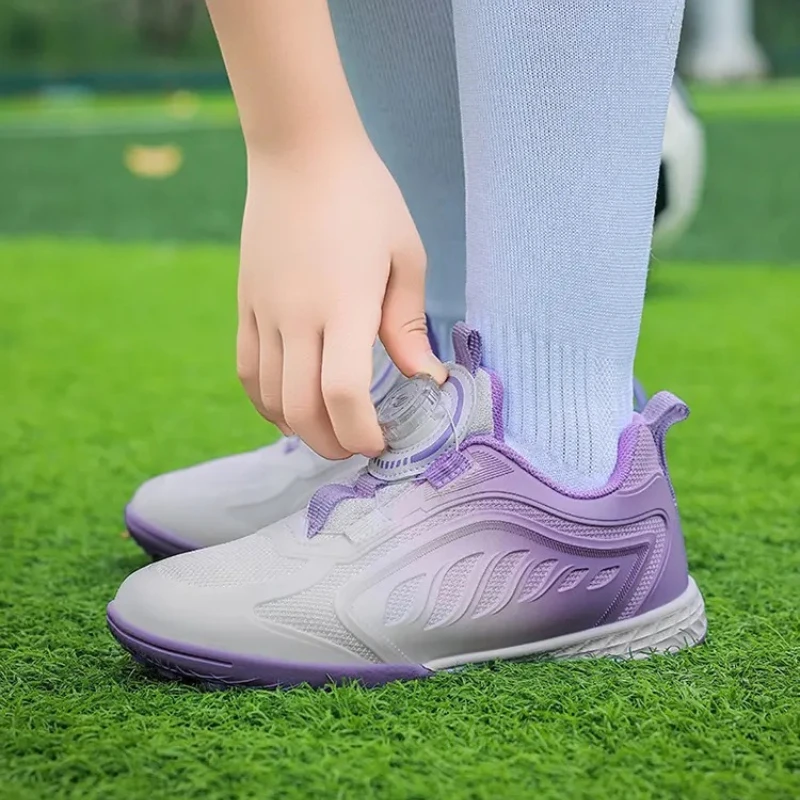 

New Student Football Shoes Mesh TF Training Sports Unisex Children Competition Breathable Outdoor Running Shoes for Boys