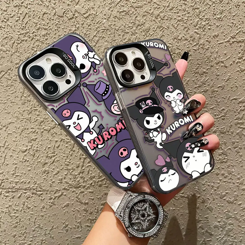 Cartoon Cute Cat Kuromi Cover Phone Case For OPPO REALME 13 12 11 10 9 9I 8 8IC65 C63 C53 C35 C33 C31 C21Y 5G Hard Case Funda