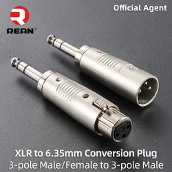 NEUTRIK's REAN Jack 6.35 to XLR Audio Adapter 1/4