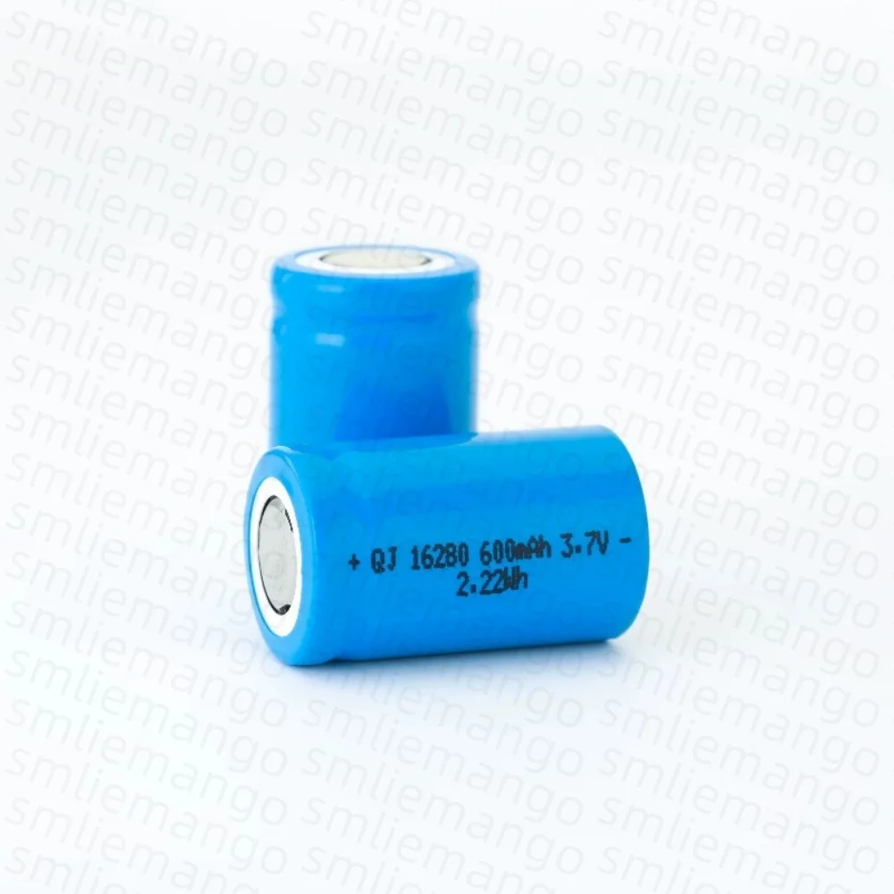 16280 Battery 3.7V 650mAh Rechargeable Li-ion Battery For Flashlight Shaver Digital Camera Headlamp Toothbrush RC Car Toy