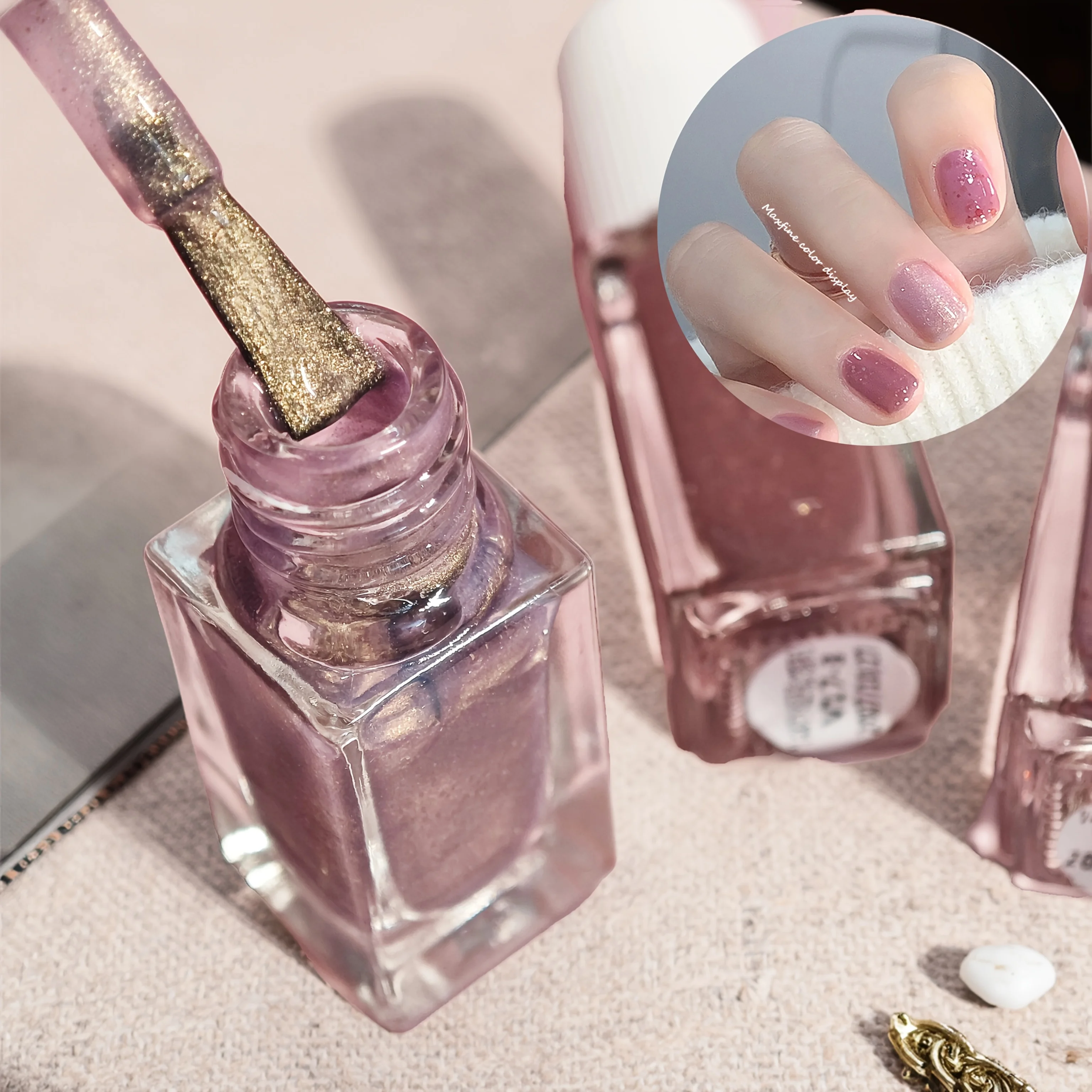 v17 مصنوع من ماليزيا، مصنوع من الجل، لفن الأظافر 3 زجاجات #3