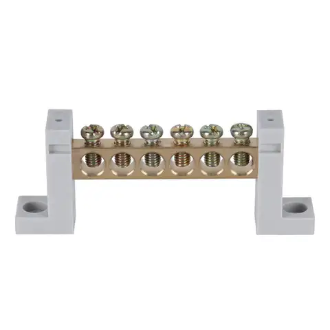 2PCS Copper Terminal 12V 150A 6 Way Bus Bar Ground Distribution Block Panel +12pcs Terminal 10 best sales 12v terminal - №5
