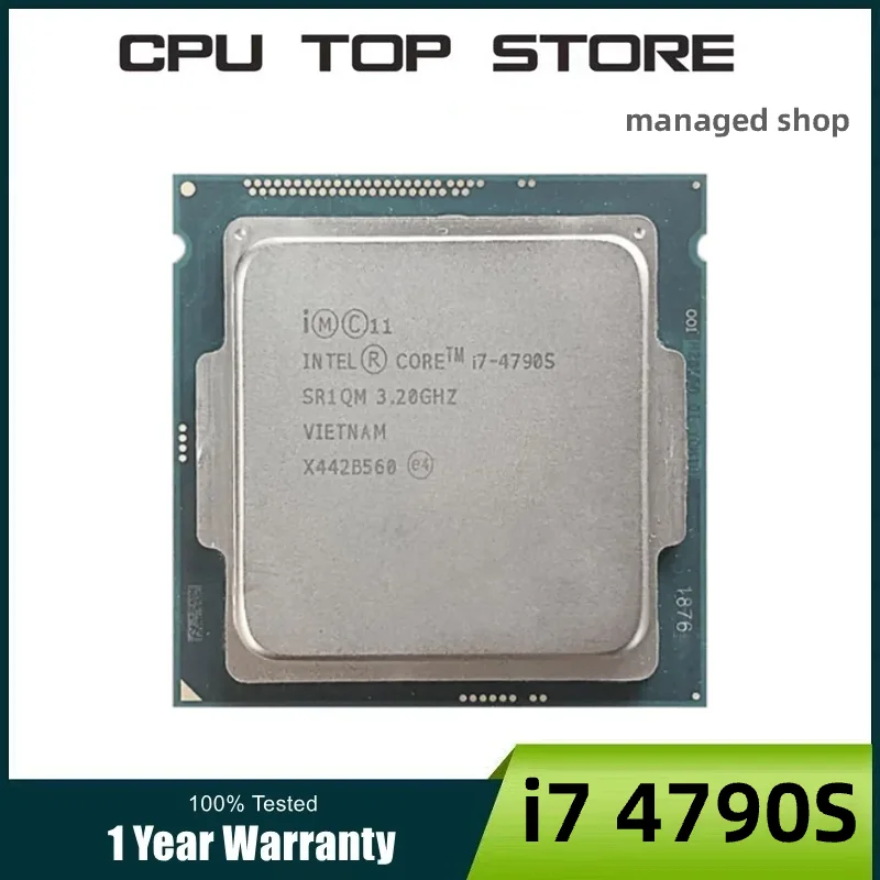 Intel Core i7 4790S 3.2GHz 4-core 8-thread 8MB Processor Cache TDP 65W Desktop LGA 1150 CPU