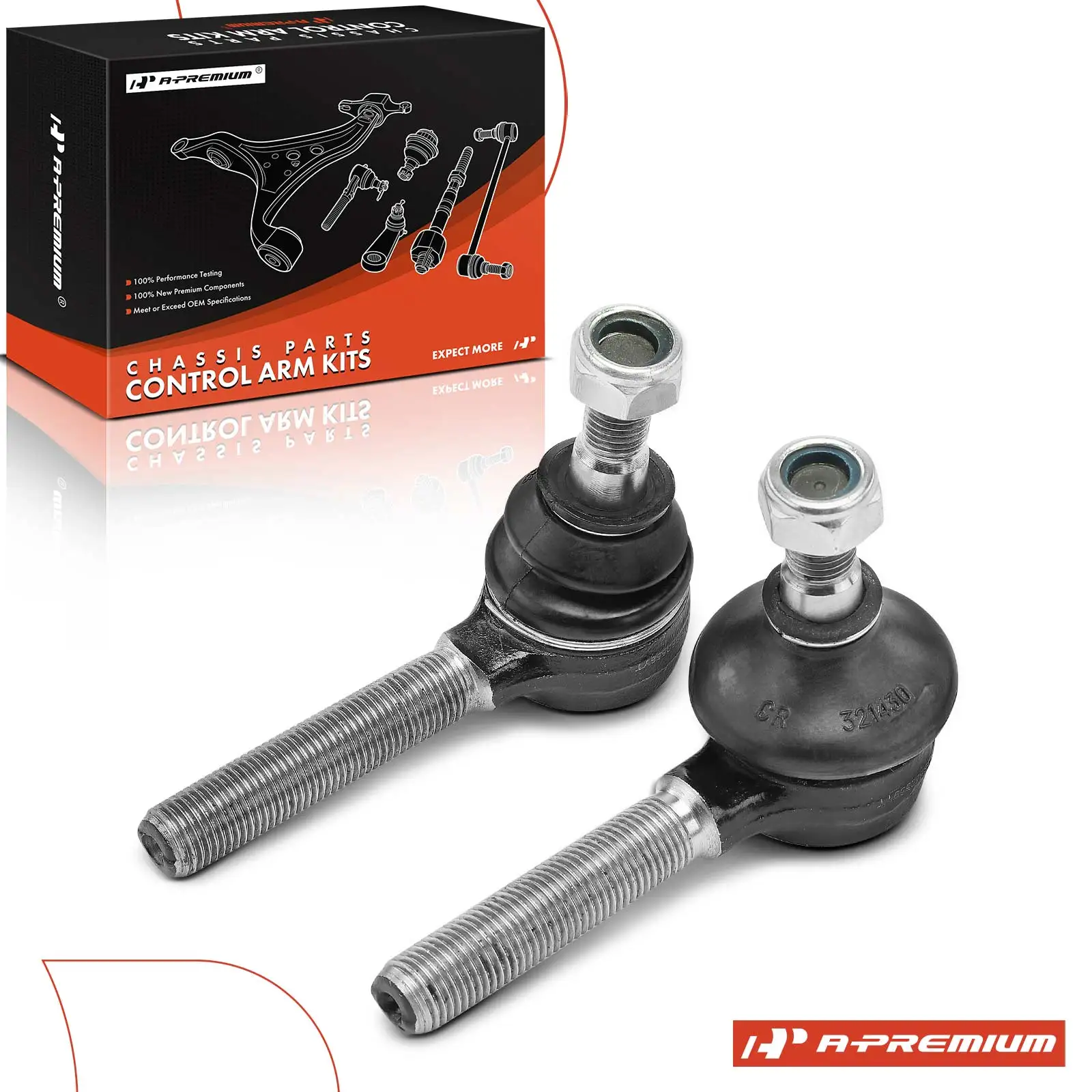 A-Premium 2x Front Left & Right Inner Tie Rod End for Cadillac Catera 1997-2001