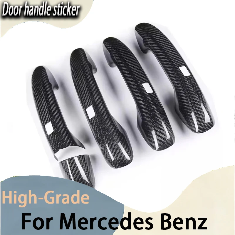 

For Mercedes Benz C A B E GLC CLA GLE GLS GLB CLS Class W177 W247 W205 W213 X253 C118 W167 X157 X247 Car Door Handle Sticker