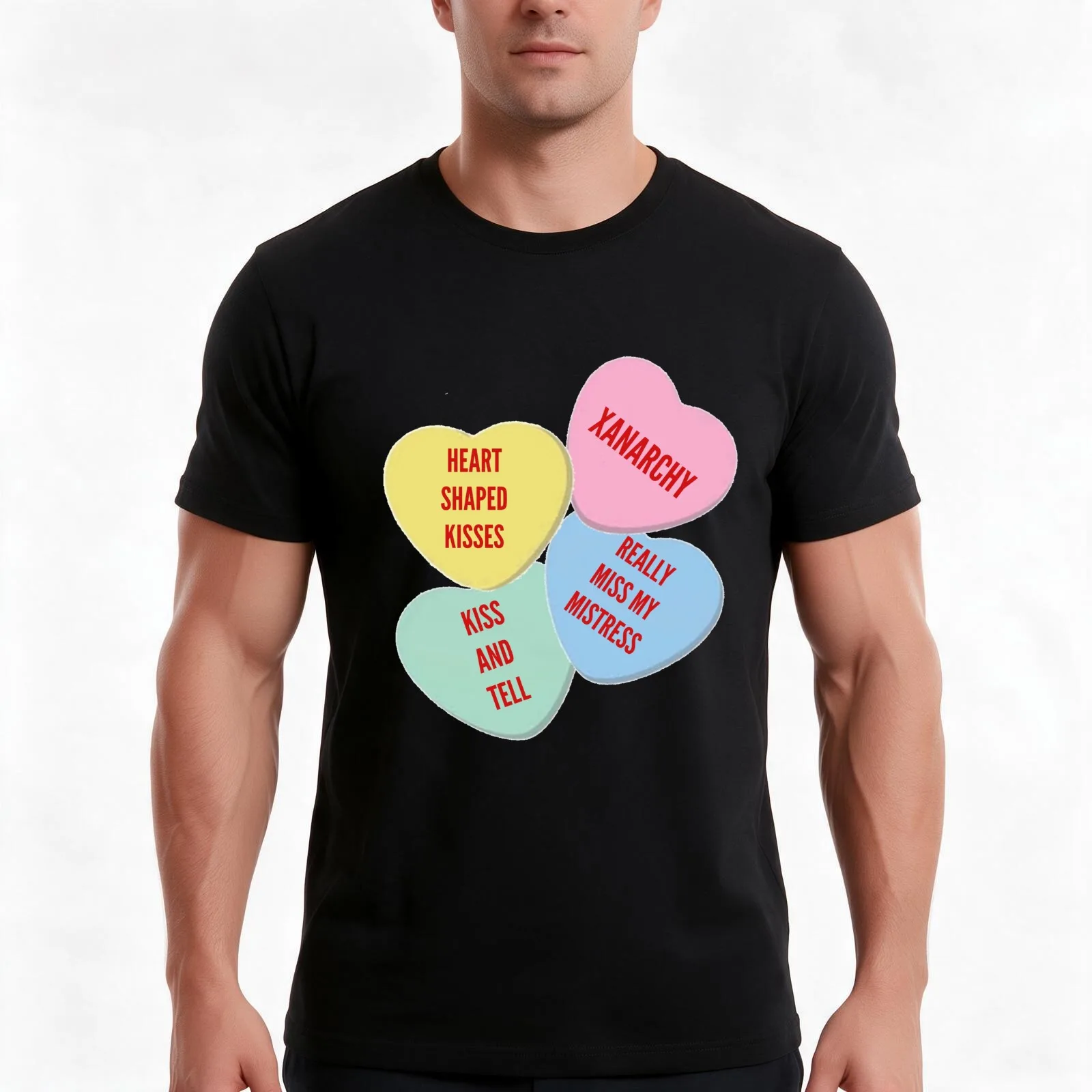 More knock off Lil Xan Valentine’s Day merch T-Shirt Summer Casual Cotton Tee Oversized Streetwear Tops Vintage Graphic Print