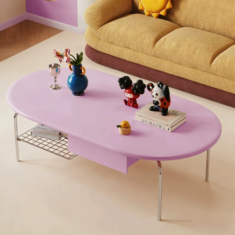 Colorful Modern Side Tables Sofas Storage Flower Drink Side Tables Metal Space Saving Tisch Wohnzimmer Furniture Living Room
