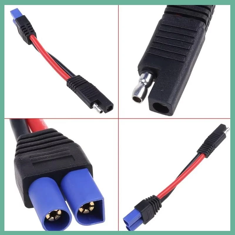 10AWG EC5 Male to EC5 Female Head Power Cord Quick Disconnect Wire Harness Connector Car Solar Battery Panel Extension Cable E3