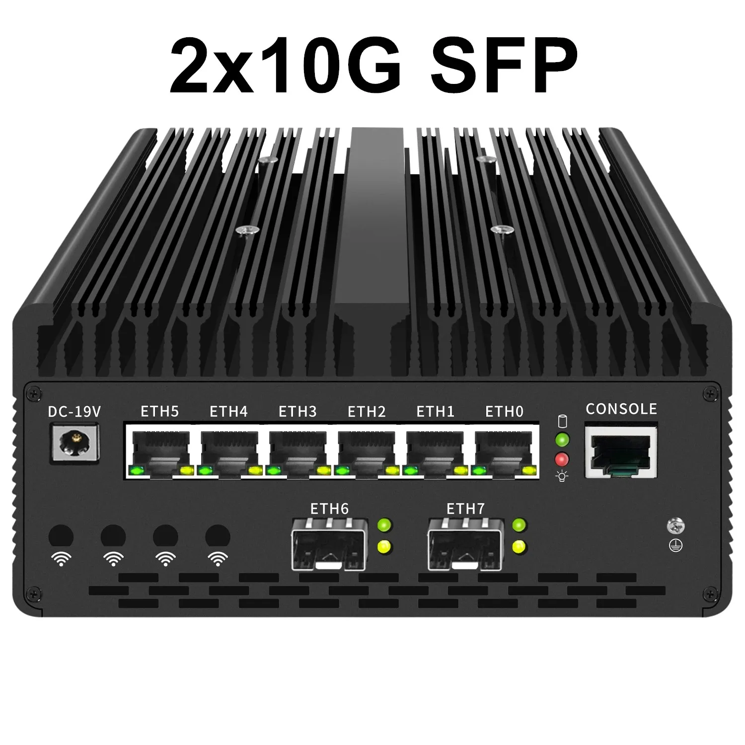 14th Gen Ultra 9 185H 7 155H كمبيوتر صغير 4x/2x 10G SFP كمبيوتر جدار الحماية 6*2.5G LAN Intel vPro Thunderbolt 4 NVMe Proxmox Server PC #2