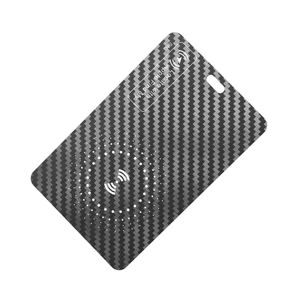 Карта-трекер-кошелек с беспроводной зарядкой работает для Apple Find My IPX68, водонепроницаемый ультратонкий трекер для легкого отслеживания кошелька