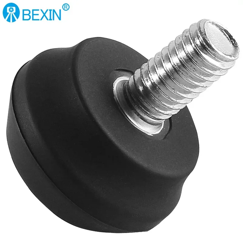 BEIXIN Replacement Parts Universal Anti-Slip Rubber Tripod Foot Spikes with 3/8 inch Thread Tripod Monopod Legs Feet