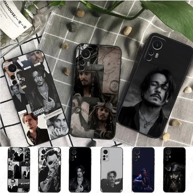 Johnny Depp Phone Case For Redmi Note 11 9T 10 9 K30 K40 7A 8 10A 8A Pro 11S 10S 9S 7 Plus Shockproof Back Cover