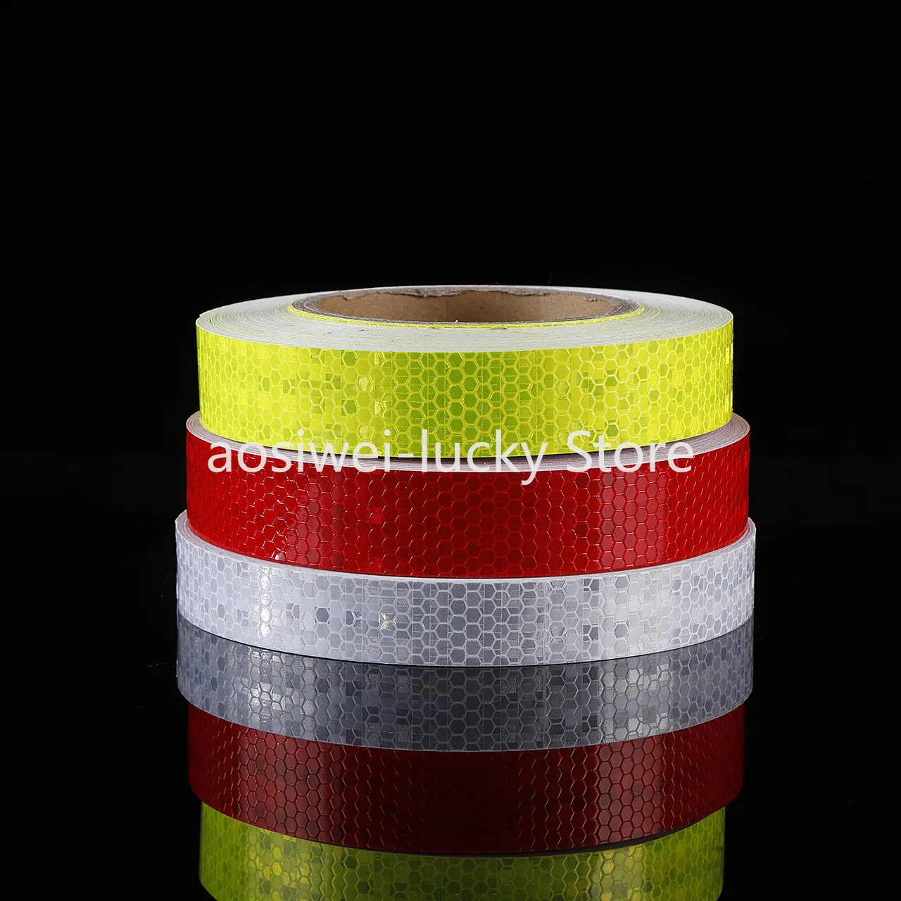 High Visibility Reflective Tape 1inch*33FT White Red Fluorescent Yellow Blue Warning Conspicuity Bicycle Waterproof Car Sticker