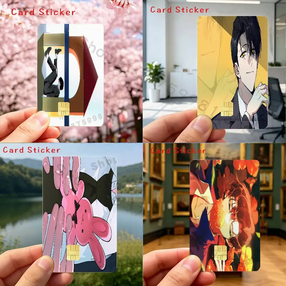 K-Kim S-Soleum Novel GSGW Holographic Laser Shinny Film Skin Cover Sticker for Debit Credit Card Bank Card