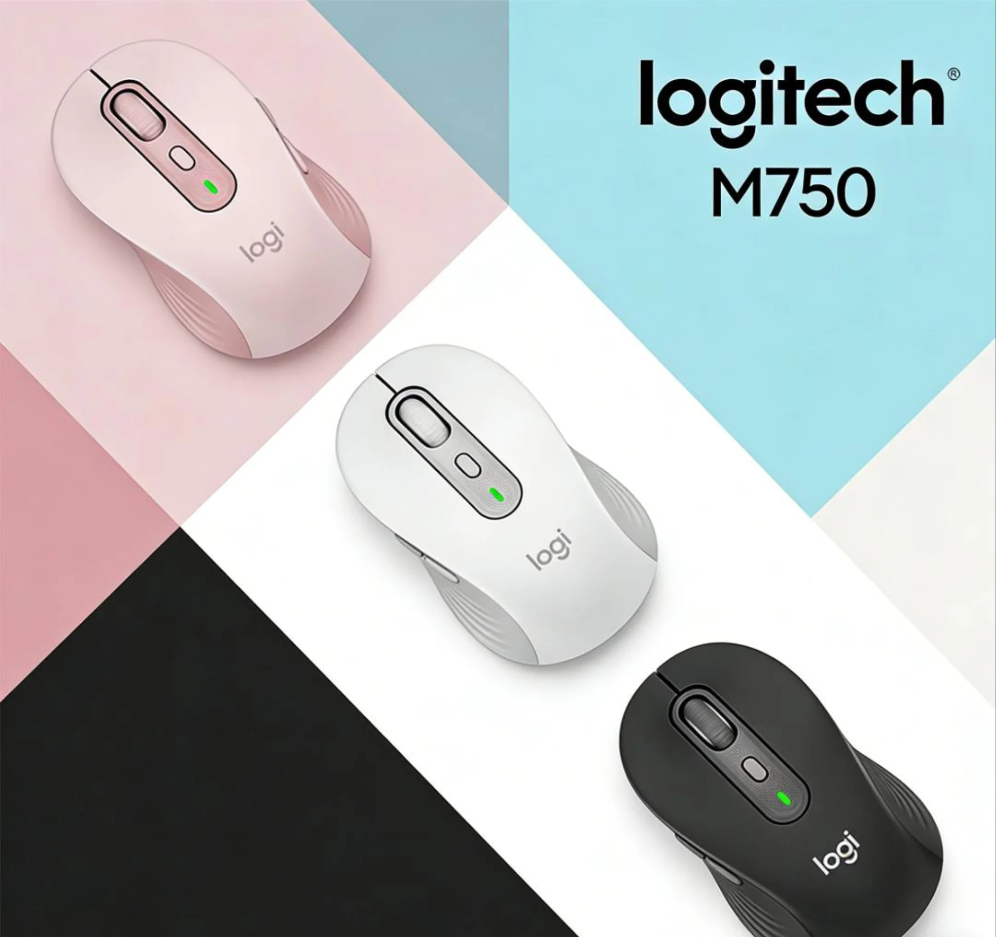 

Беспроводная эргономичная мышь Logitech M750, интеллектуальное колесо прокрутки, двойное подключение и 24 месяца автономной работы, легкий вес, бесшумные кнопки + MX3S/M650