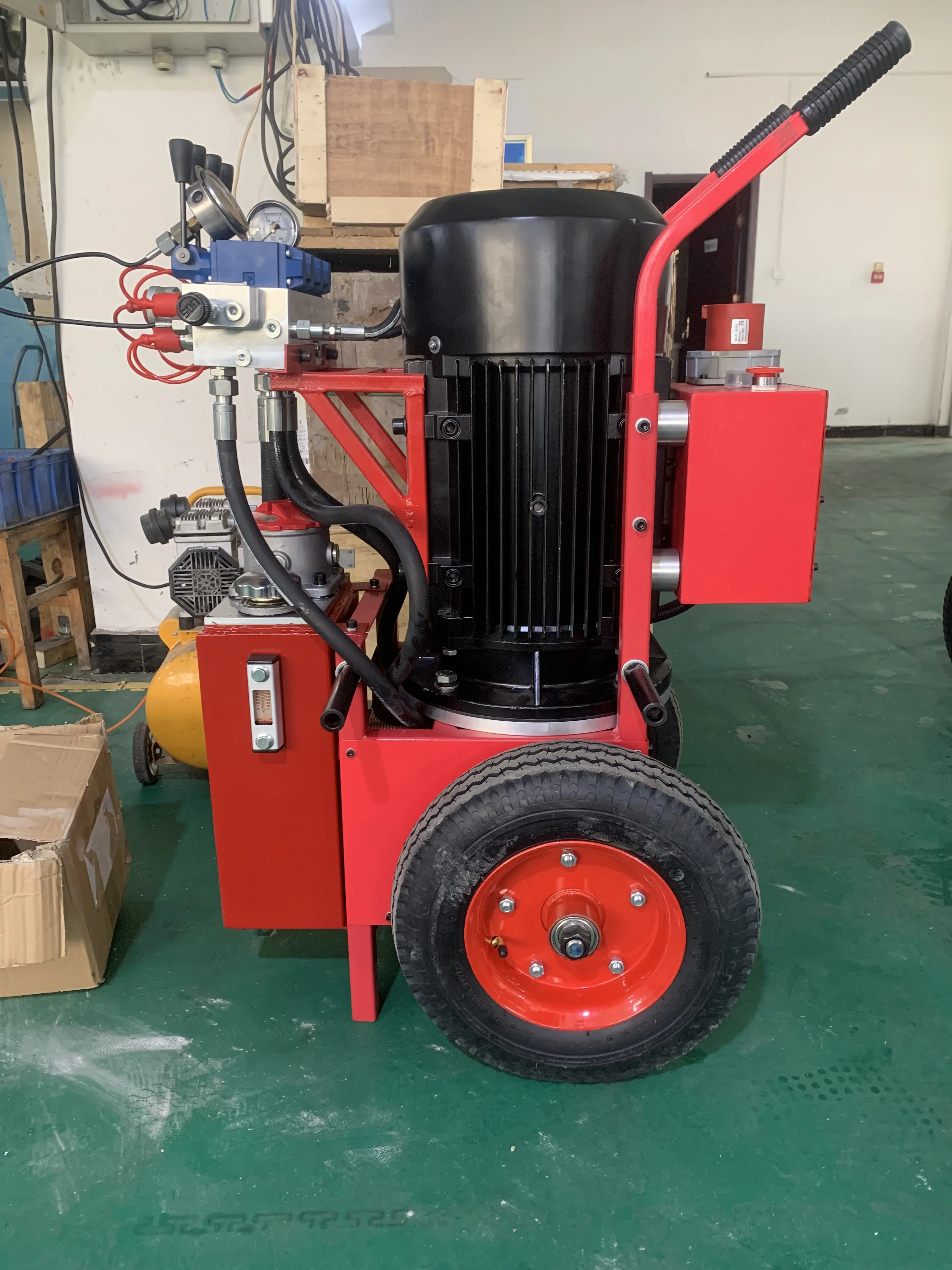 Remote Control Hydraulic Cement Cutter High Power Concrete Stone Saws Diamond Wire Rope Cutting Saw