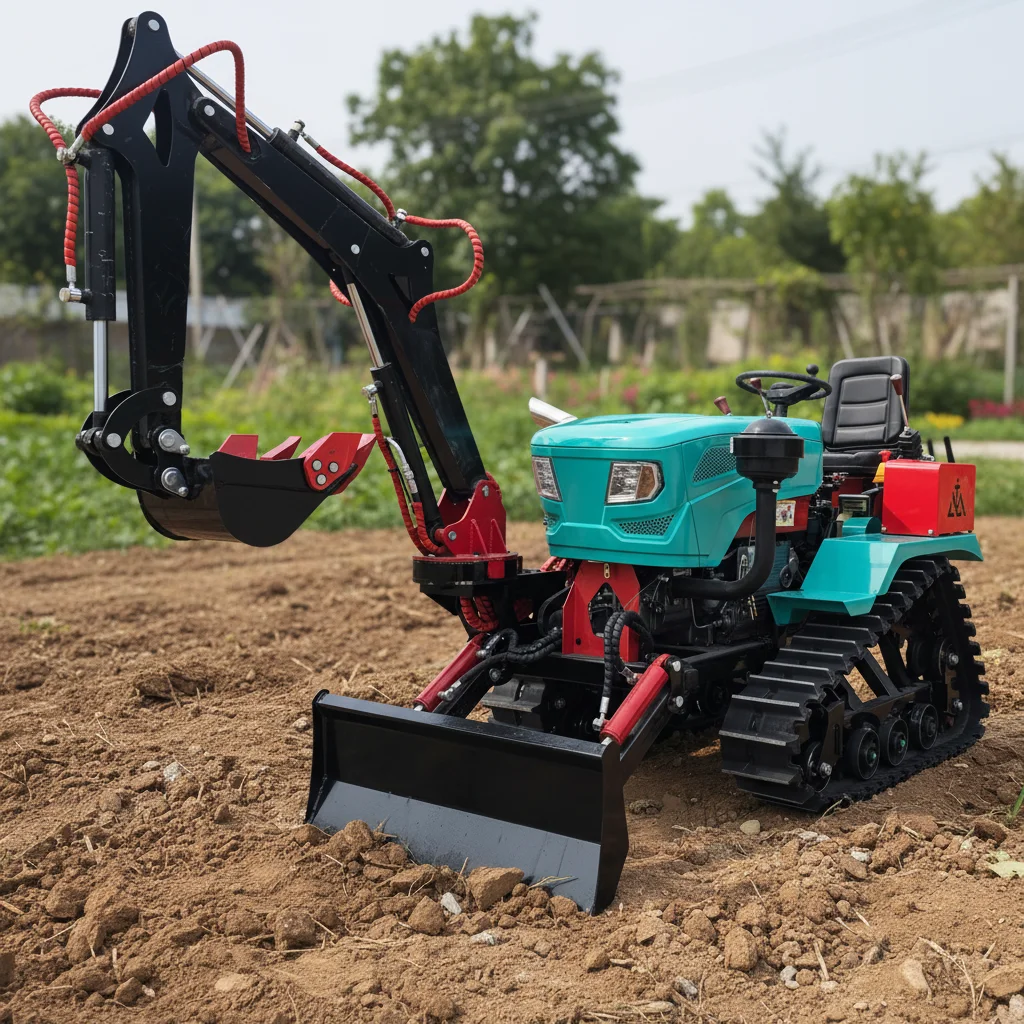 

Customize Agricultural Rubber Track Crawler Tractor For Wet Dry Land Farming