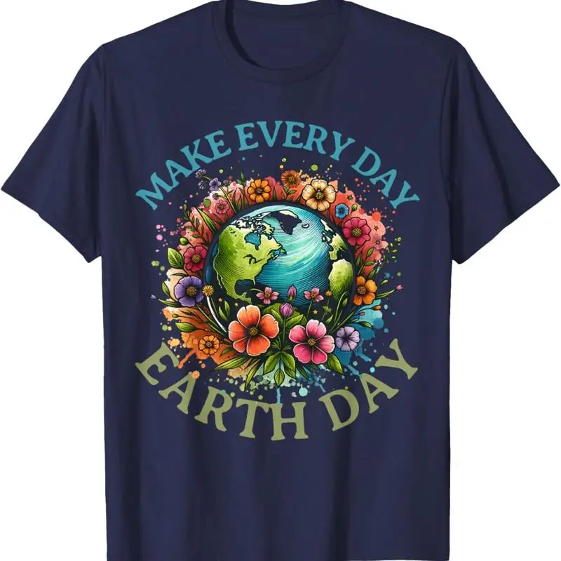 

Детская футболка Earth Day Every Groovy Retro 70-х годов