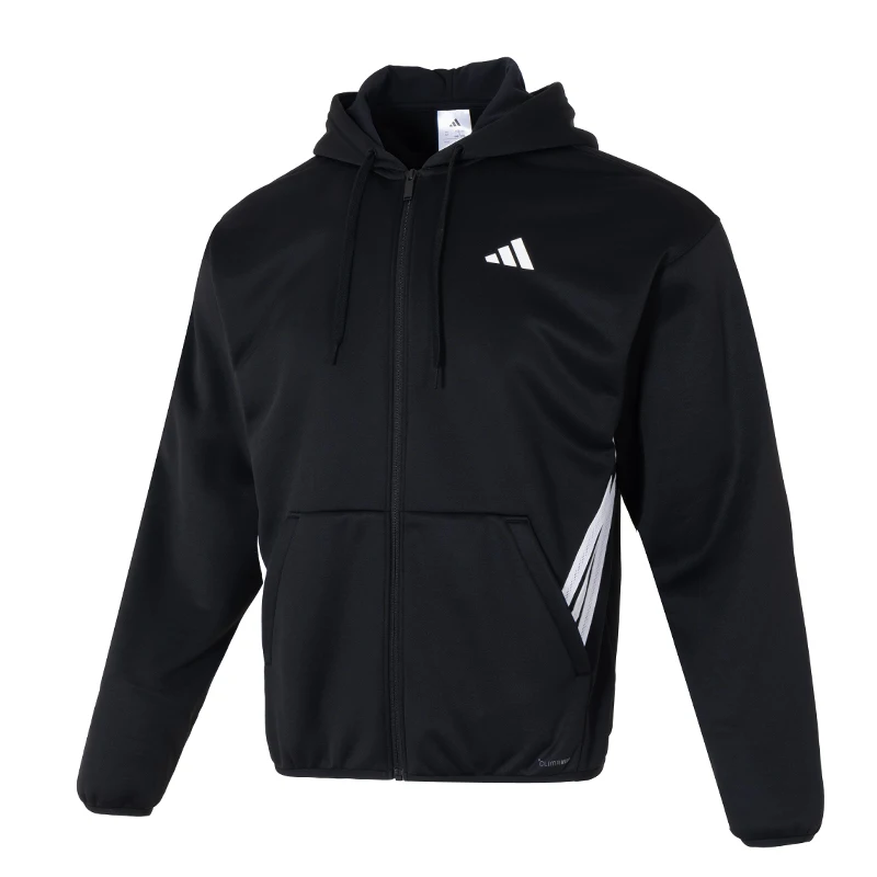 

Adidas Men's Sportswear Fitness Training Trendy Fashion Woven Hooded Jacket Top Jz9673