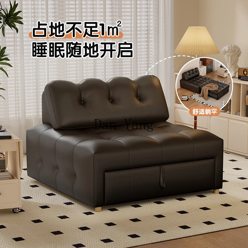 LAB black cat scratching skin lazy concubine bit tofu cube puff telescopic pull-out bed