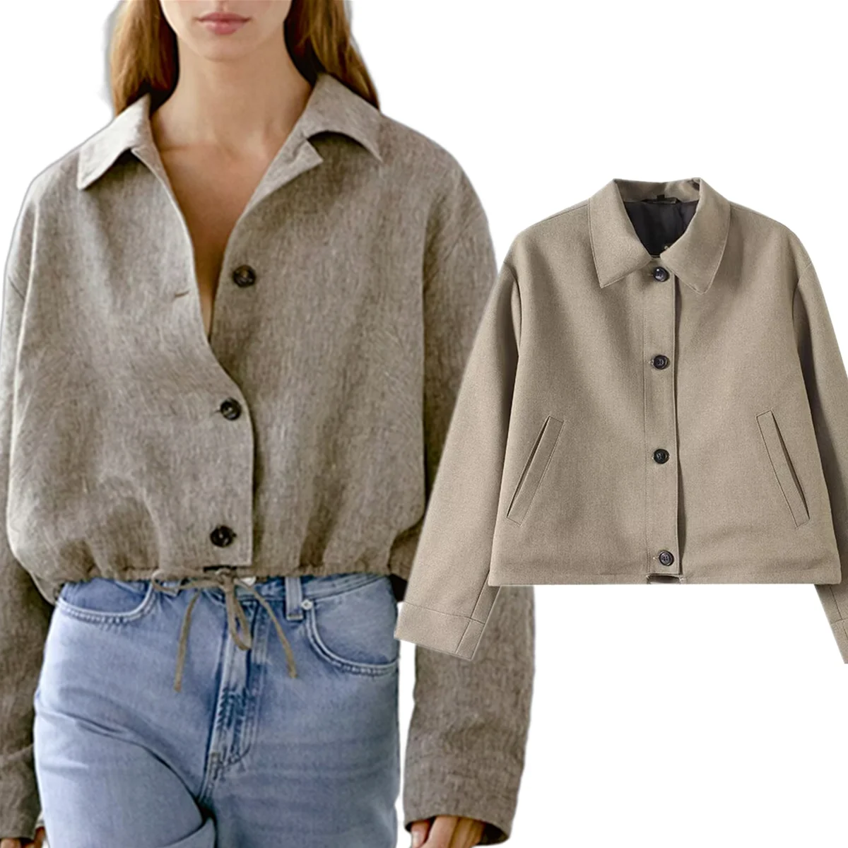 

Maxdutti элегантная льняная куртка во французском стиле, повседневная куртка на шнурке, женская куртка, женская одежда, Ropa mujer, блейзер для женщин