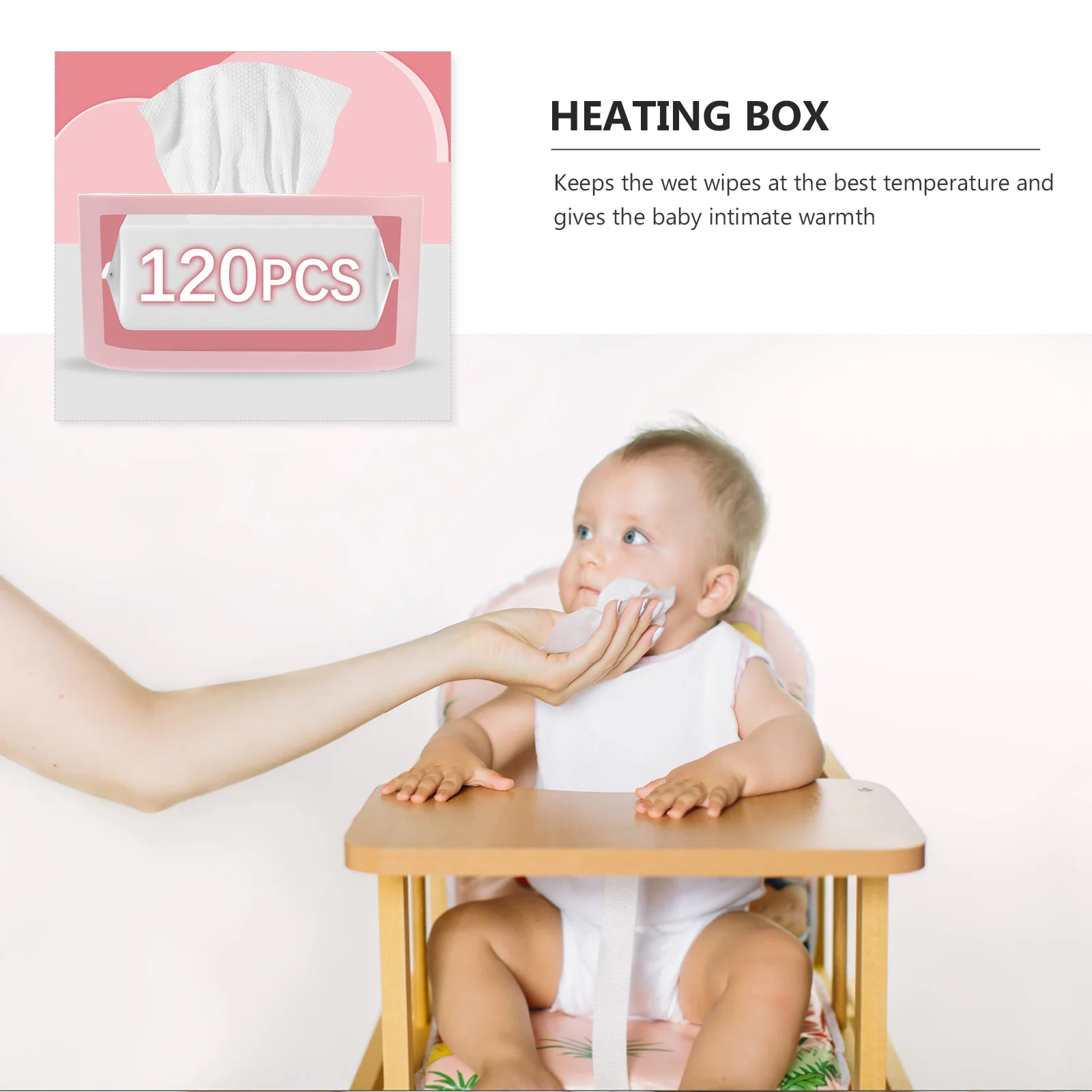 1 set 1 set USB Nat Tissue Warmer Draagbaar Verwarmingsapparaat Voor Babydoekjes Constante Temperatuur Veeg Verwarming Baby Tissue Machine