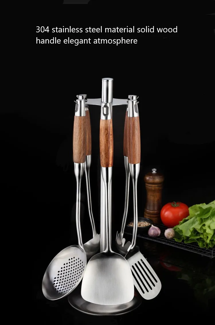 

304 stainless steel spatula pot spoon cooking spatula household kitchen utensils soup spoon kitchen cooking tools