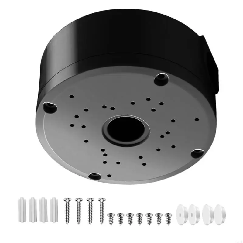 G8DF Protective Outdoor Camera Bracket Waterproof Junction Box for Security Camera, Easy Installation Surveillances Accessory