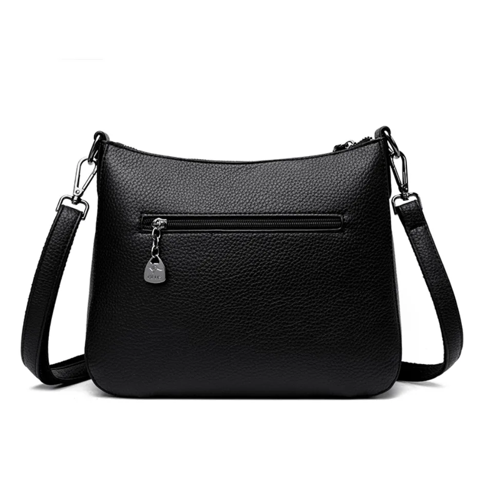 Echte Marken-Leder-Umhängetasche von Top-Qualität, luxuriöse Damenhandtaschen, Designer-Freizeittasche für Frauen, Messenger Bag 2025 – Detail 16