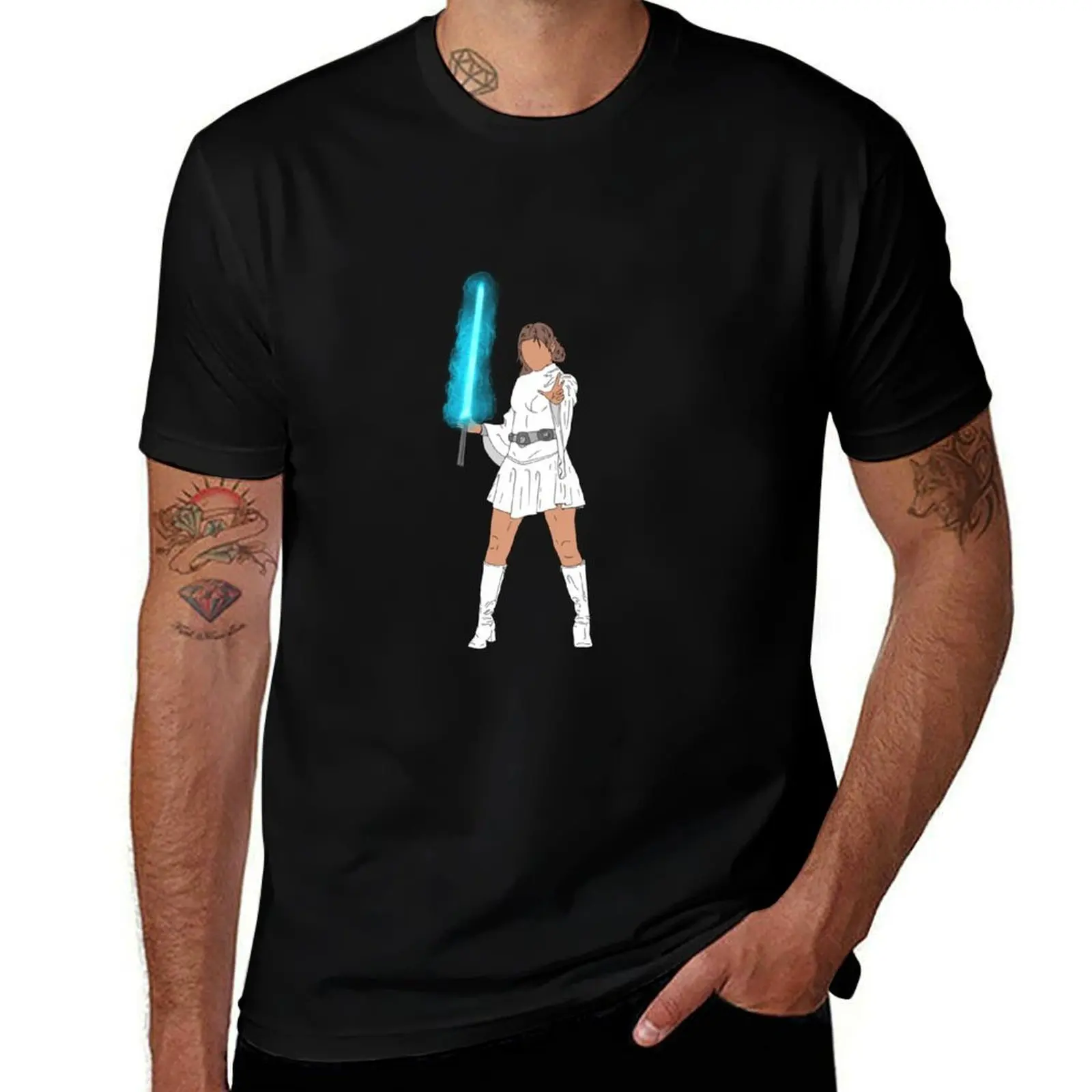 

Leia Using the Force T-Shirt man t shirts high quality luxury brand funny t shirts man T-Shirt